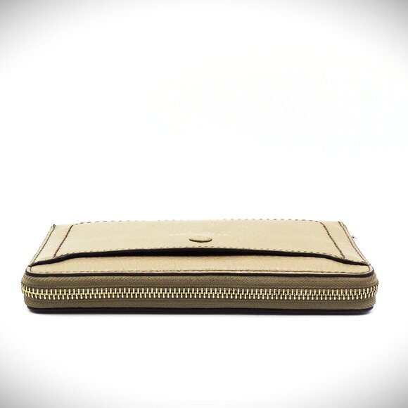 MARC JACOBS Empire City Mink Color Leather Continental Zip Around Wallet - Picture 5 of 9